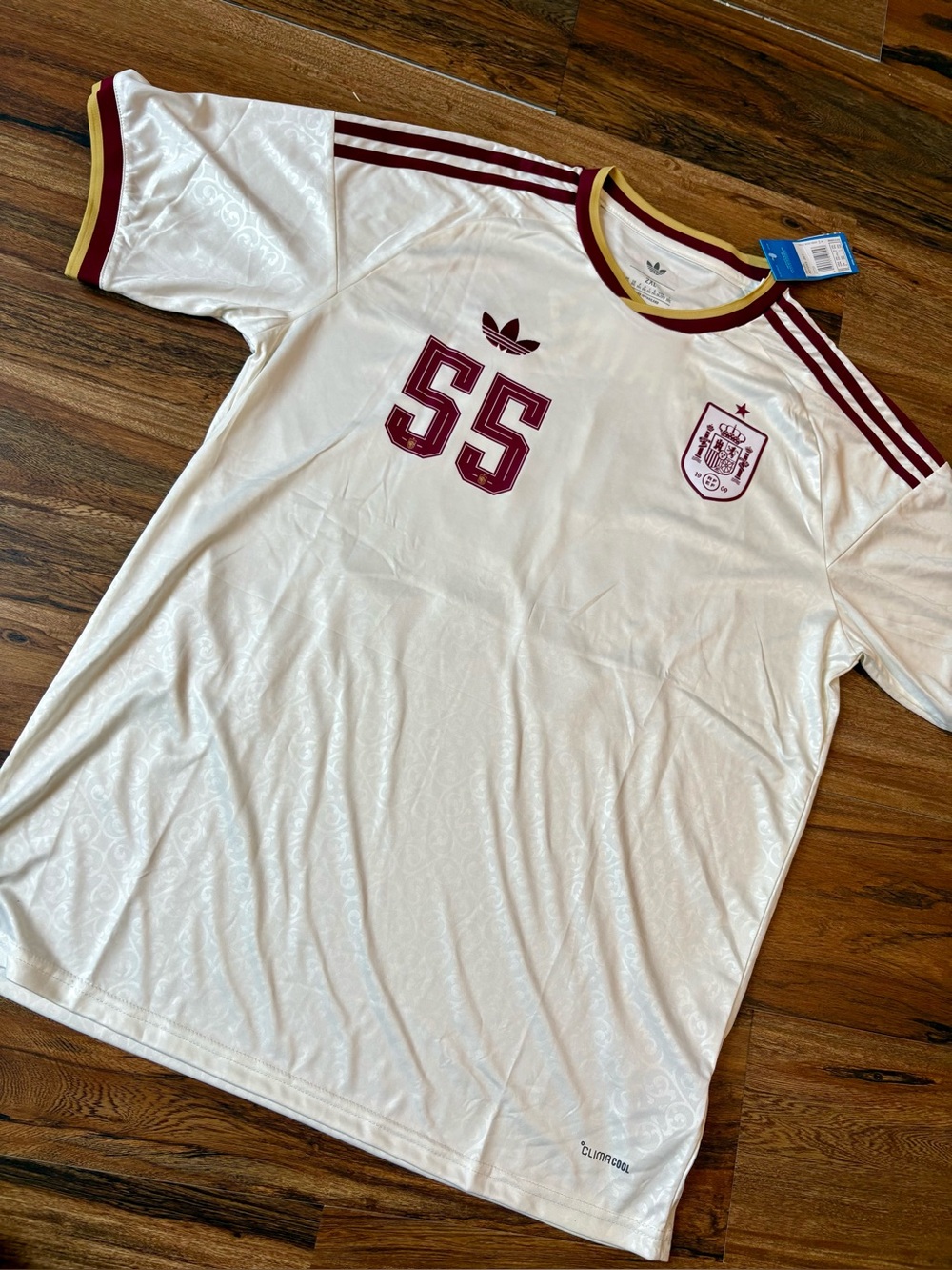 Adidas Spain 2026 World Cup Away Jersey Sainz White (Size 2XL) NWT Formula One